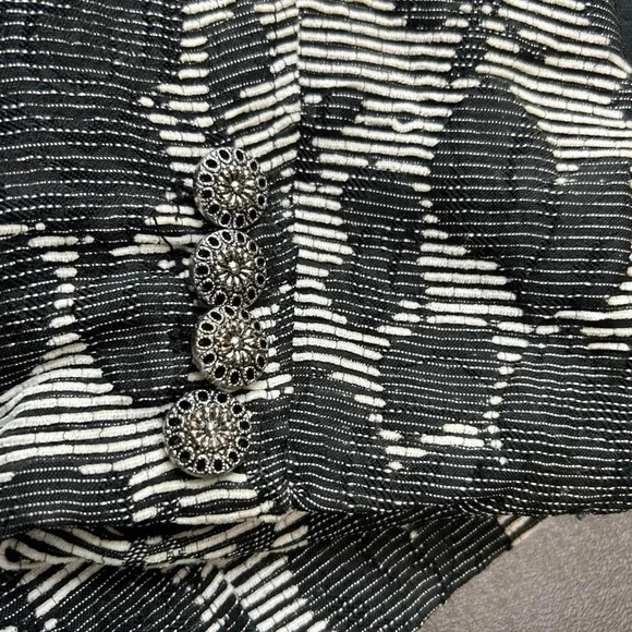 Katherine New York Women’s XL‎ Textured Floral Blazer 2 Button Regal Old Money - Picture 13 of 16